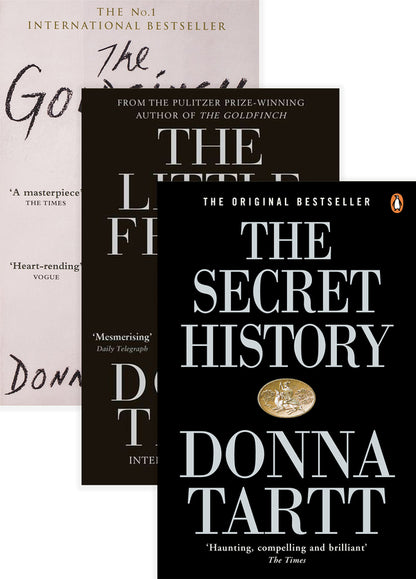 Donna Tartt (set of 3 books) / Донна Тартт (комплект із 3 книг) Донна Тартт 9780140167771, 9780747573647, 9780349139630-1