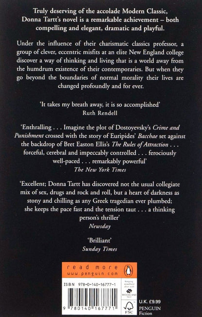 Donna Tartt (set of 3 books) / Донна Тартт (комплект із 3 книг) Донна Тартт 9780140167771, 9780747573647, 9780349139630-3