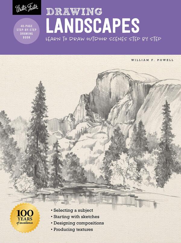 Drawing. Landscapes William F. Powell / Уильям Ф. Пауэлл 9781633228405-1