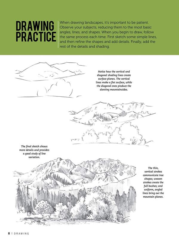 Drawing. Landscapes William F. Powell / Уильям Ф. Пауэлл 9781633228405-4