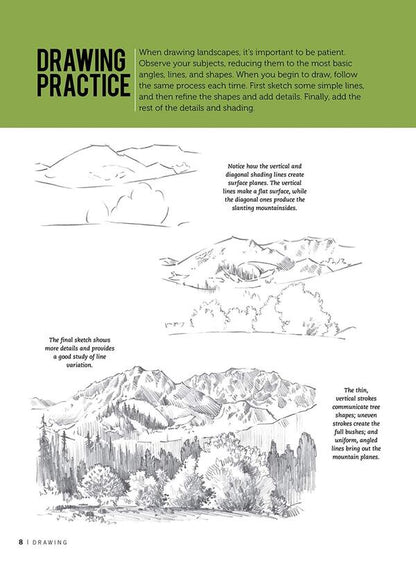 Drawing. Landscapes William F. Powell / Уильям Ф. Пауэлл 9781633228405-4