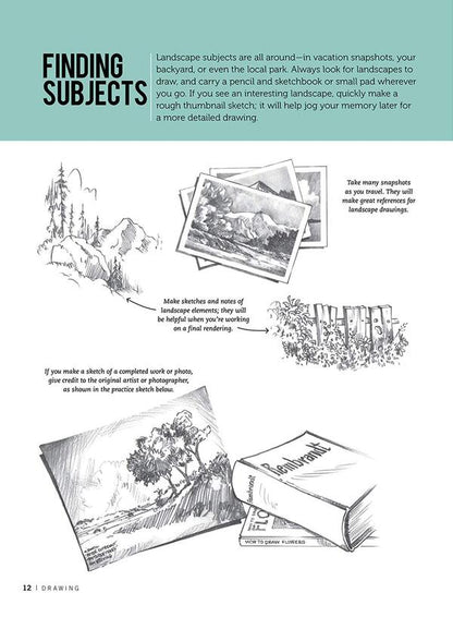 Drawing. Landscapes William F. Powell / Уильям Ф. Пауэлл 9781633228405-6