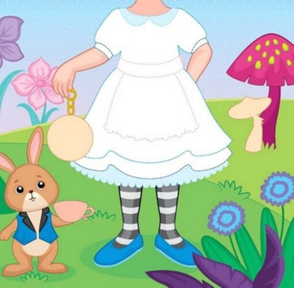 Dress Up The Doll. Little Sofia At The Masquerade. Painter + Stickers / Одягни ляльку. Крихітка Софія на маскараді. Фарбувалка + наліпки / Author not specified 9789667616496-5