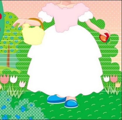 Dress Up The Doll. Princess Zlata In A Fairy Tale. Painter + Stickers / Одягни ляльку. Принцеса Злата у казці. Фарбувалка + наліпки / Author not specified 9789667616533-5