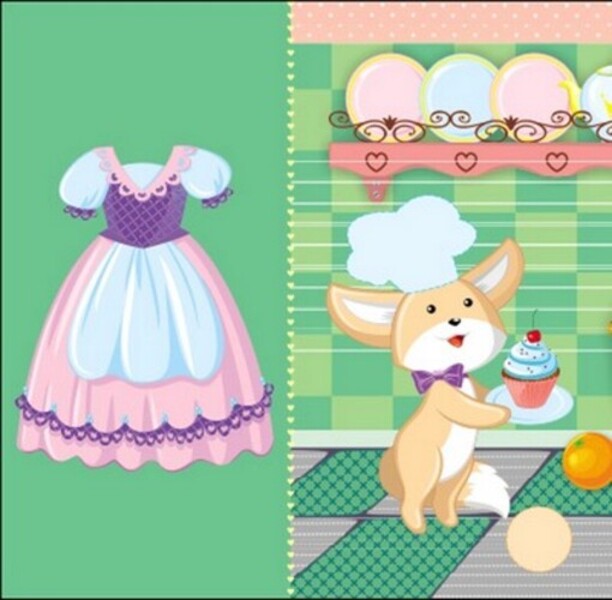 Dress Up The Doll. Princess Zlata In A Fairy Tale. Painter + Stickers / Одягни ляльку. Принцеса Злата у казці. Фарбувалка + наліпки / Author not specified 9789667616533-6
