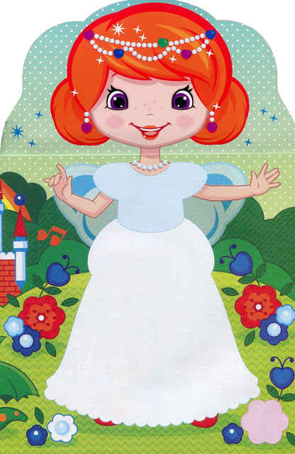 Dress up the doll. Daisy. Painter + stickers / Одягни ляльку. Маргаритка. Фарбувалка+наліпки  978-966-7482-67-1-3