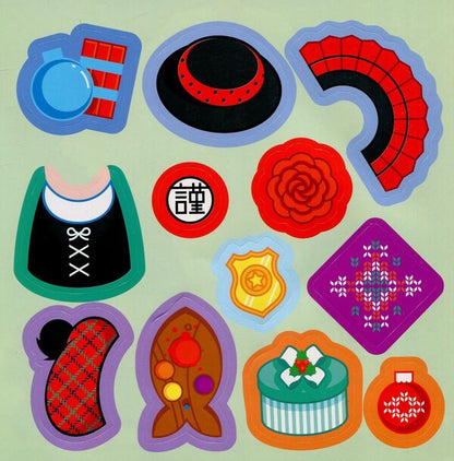 Dress up the doll. Olesya Painter + stickers / Одягни ляльку. Олеся. Фарбувалка+наліпки  978-966-7482-68-8-4