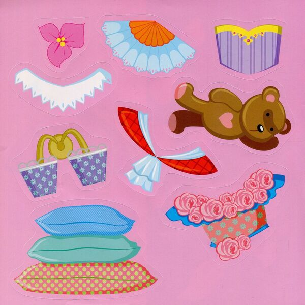 Dress up the doll. Princess. Painter + stickers / Одягни ляльку. Принцеса. Фарбувалка+наліпки  978-966-7482-65-7-4