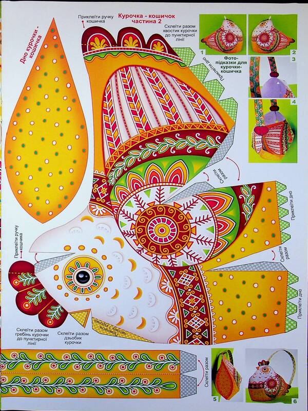 Easter basket. Self-made / Великодній кошичок. Саморобки Кристина Рейнарович 978-966-938-927-5-4