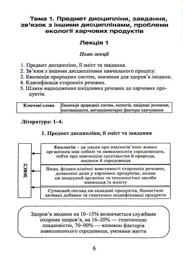 Ecology and nutrition / Екологія та харчування  9789663883458-5