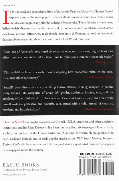 Economic Facts and Fallacies / Economic Facts and Fallacies Томас Соуэлл 978-0-465-02203-8-2