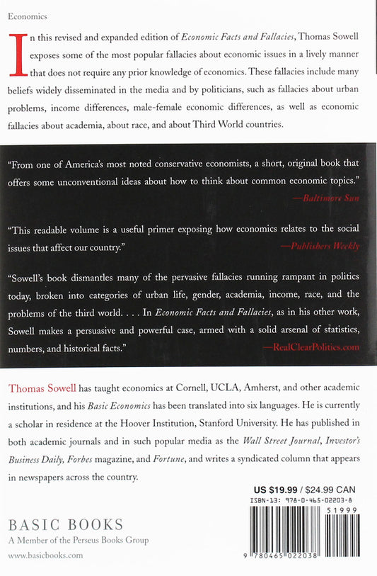 Economic Facts and Fallacies / Economic Facts and Fallacies Томас Соуэлл 978-0-465-02203-8-2