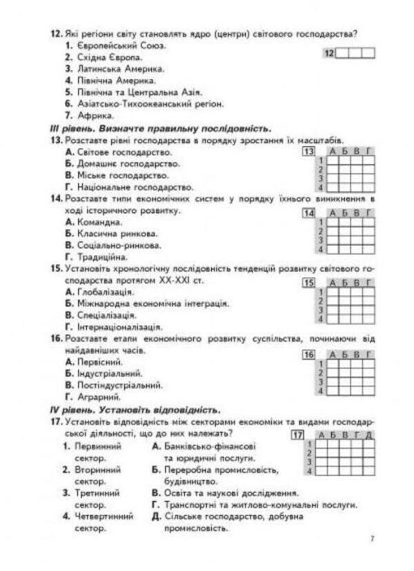 Economic and social geography of Ukraine. Final test papers in geography. Grade 9. Appendix to the workshop / Економічна та соціальна географія України. Підсумкові контрольні роботи з географії. 9 клас. Додаток до практикуму Сергей Коберник, Роман Коваленко 978-617-539-2560-4