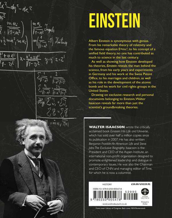 Einstein: The man, the genius and the Theory of Relativity / Einstein: The man, the genius and the Theory of Relativity Уолтер Айзексон 9780233005478-2