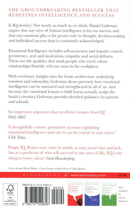 Emotional Intelligence. Why it Can Matter More Than IQ / Emotional Intelligence. Why it Can Matter More Than IQ Дэниел Гоулман 9780747529828-2