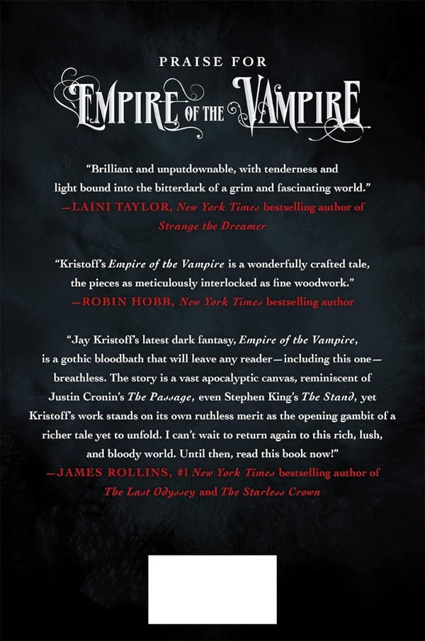 Empire of the Vampire / Empire of the Vampire Джей Кристофф 9781250245281-2