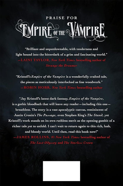 Empire of the Vampire / Empire of the Vampire Джей Кристофф 9781250245281-2