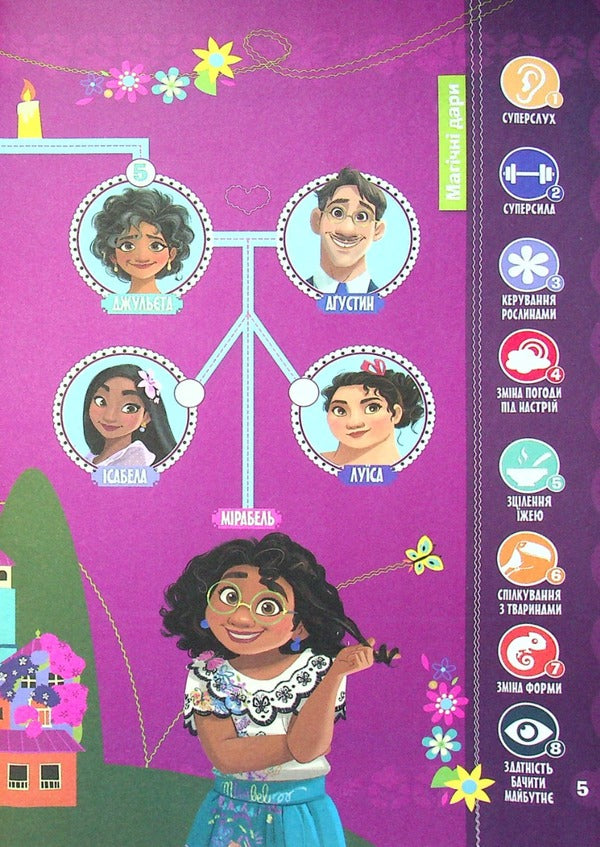 Encanto.The World Of Magic.Developer With Stickers / Енканто. Світ магії. Розвивайка з наліпками / Author not specified 9789669437419-5