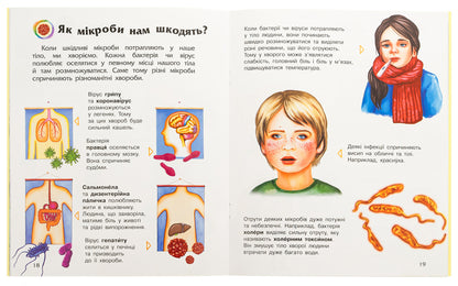 Encyclopedia of a preschooler. Microbes / Енциклопедія дошкільника. Мікроби  9786170988959-4