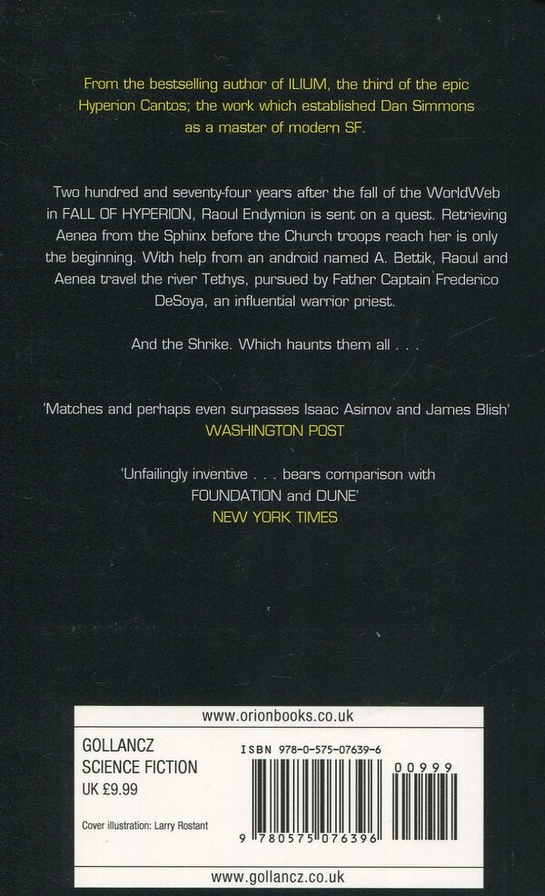 Endymion (Gollancz S.F.) Dan Simmons / Дэн Симмонс 9780575076396-2