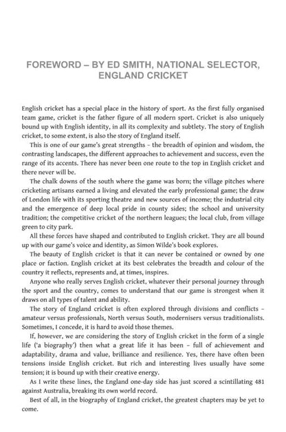 England. The Biography. The Story of English Cricket. 1877 - 2008 / England. The Biography. The Story of English Cricket. 1877 - 2008 Саймон Уайлд 9781471154850-4