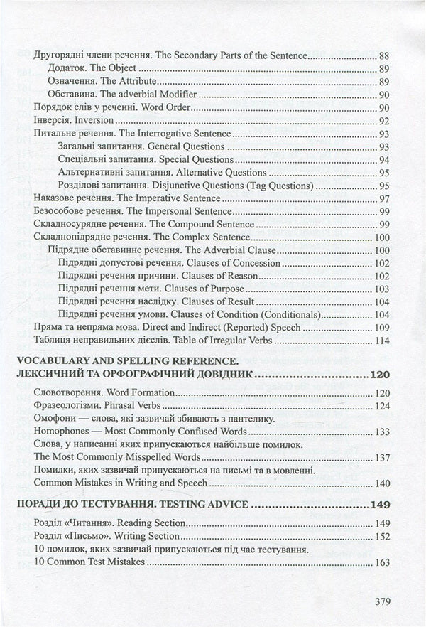 English.Directory.Grammar, vocabulary, spelling / Англійська мова. Довідник. Граматика, лексика, орфографія Ирина Доценко, Оксана Евчук 978-966-07-2807-3-5
