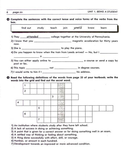 English. 11Th Grade. Workbook / Англійська мова. 11 клас. Робочий зошит Svetlana Myosedov / Svetlana myasoedova 9786170918147-6