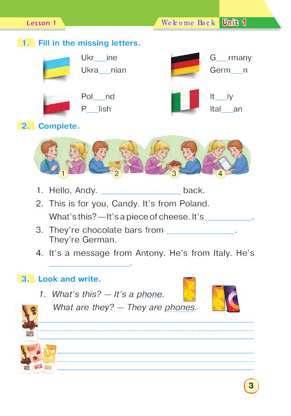 English. 3rd grade A workbook. To the textbook of T. Budnaya / Англійська мова. 3 клас. Робочий зошит. До підручника Т. Будної Татьяна Будная 978-966-10-6207-7-2