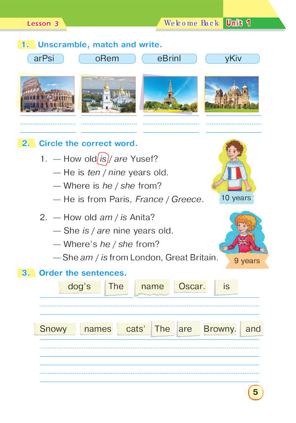 English. 3rd grade A workbook. To the textbook of T. Budnaya / Англійська мова. 3 клас. Робочий зошит. До підручника Т. Будної Татьяна Будная 978-966-10-6207-7-4