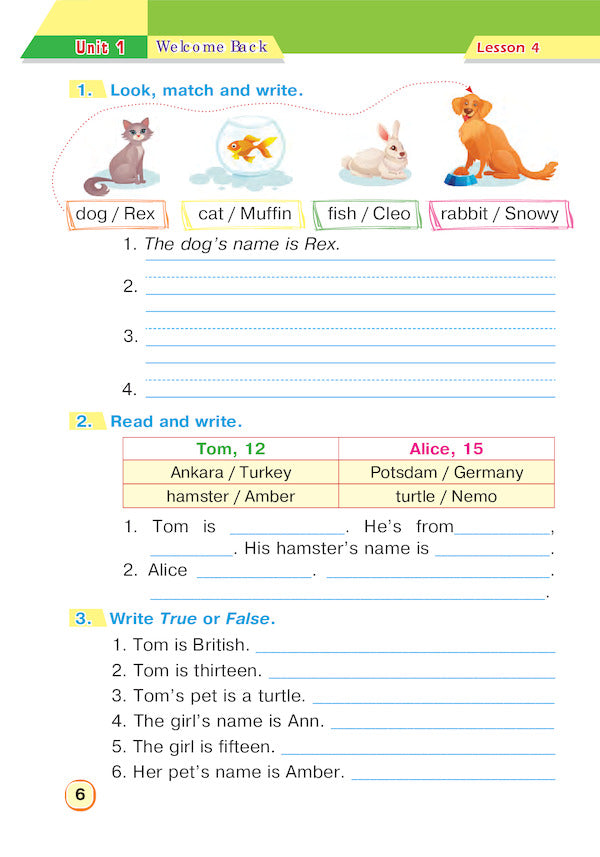 English. 3rd grade A workbook. To the textbook of T. Budnaya / Англійська мова. 3 клас. Робочий зошит. До підручника Т. Будної Татьяна Будная 978-966-10-6207-7-5