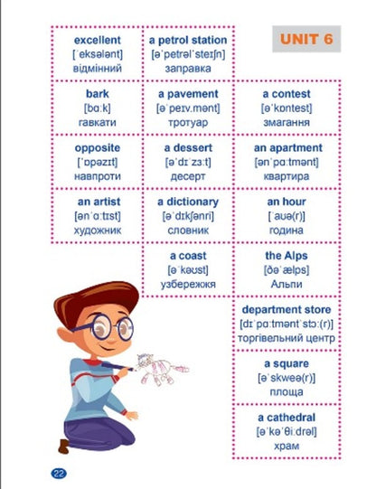 English. 6th grade Grammar. Dictionary / Англійська мова. 6 клас. Граматика. Словничок Анастасия Петрук 978-966-939-917-5-5