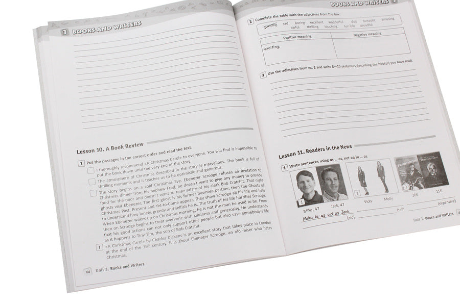English. A workbook. 8th grade / Англійська мова. Робочий зошит. 8 клас Оксана Ходаковская 978-617-09-4048-3-5