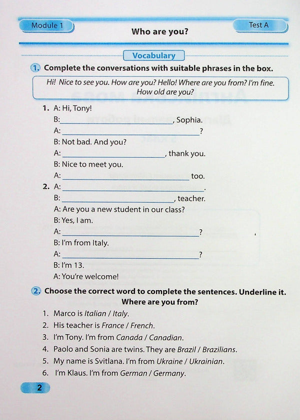 English. Diagnostic works. 5th grade / Англійська мова. Діагностувальні роботи. 5 клас Лариса Давиденко 978-966-07-4102-7-3