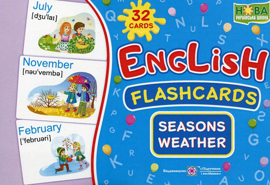 English. Flashcards. Seasons weather / English. Flashcards. Seasons weather  2255555502280-1