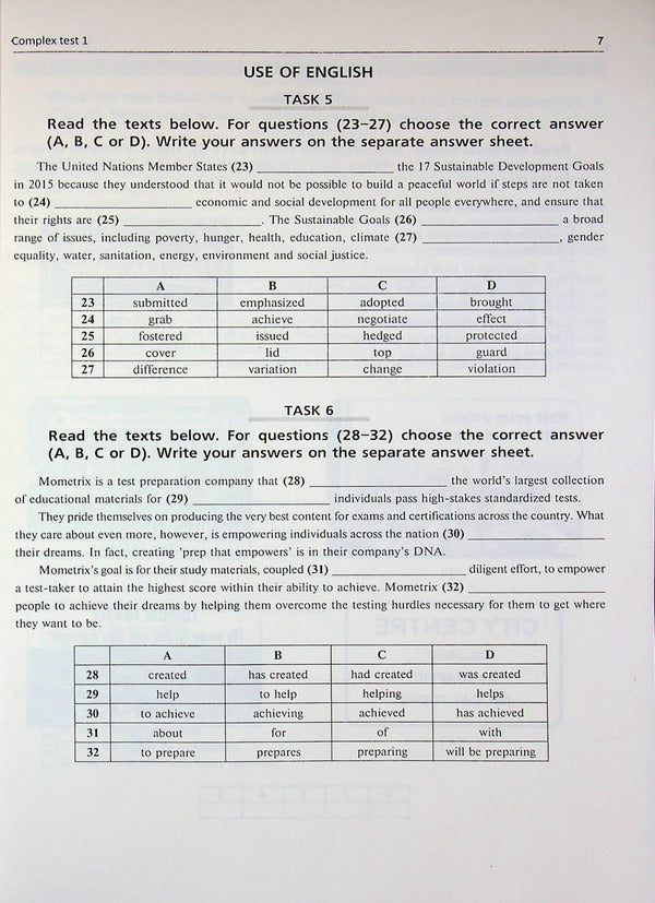 English. Typical test tasks for preparation for NMT and ZNO. 2026 / Англійська мова. Типові тестові завдання для підготовки до НМТ і ЗНО. 2026 Алла Андриенко 9789661093101-6