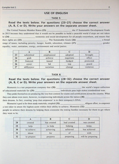 English. Typical test tasks for preparation for NMT and ZNO. 2026 / Англійська мова. Типові тестові завдання для підготовки до НМТ і ЗНО. 2026 Алла Андриенко 9789661093101-6
