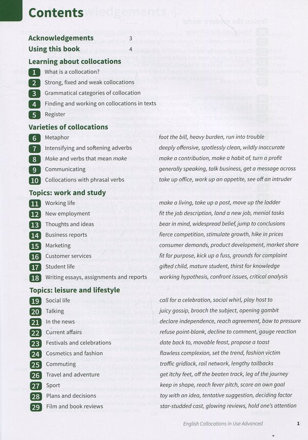 English Collocations In Use. Advanced Book With Answers Michael McCarthy, Felicity O'Dell / Майкл Маккарти, Фелисити О'Делл 9781316629956-3