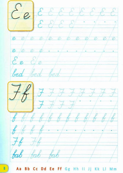 English Color Alphabet. Notebook From Writing. 1St Grade. Capital Letters / Англійська кольорова абетка. Зошит з письма. 1 клас. Прописні літери Nadezhda Vitushinskaya / Наджда Вітушинська 9789660736115-3