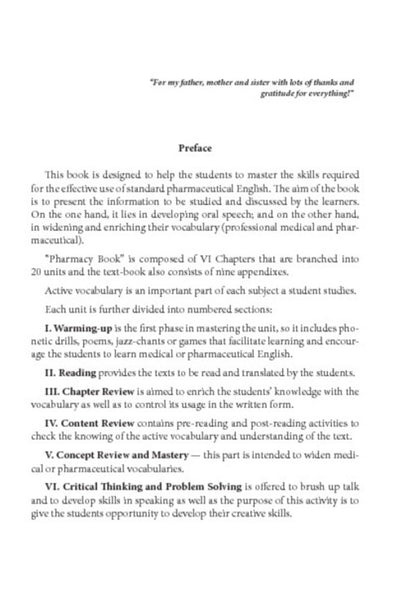 English For Pharmacists / Англійська мова для фармацевтів Ivanna Zakharchuk / Иванна Захарчук 9789661009812-5