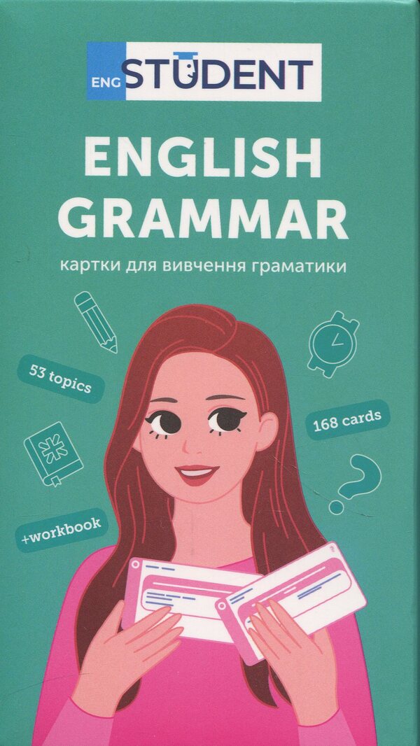 English Grammar. 168 Cards / English Grammar. 168 карток / Author not specified 9786177702992-2