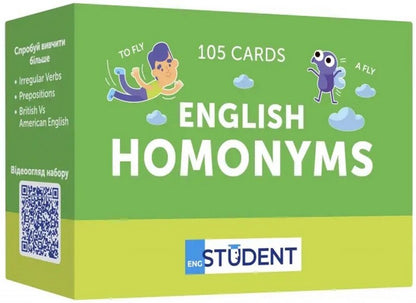 English Homonyms. 105 Cards / English Homonyms. 105 карток / Author not specified 9786178661014-1