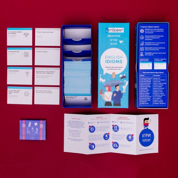 English Idioms. Flashcards for learning English words / English Idioms. Карточки для изучения английских слов  9786177702428-4