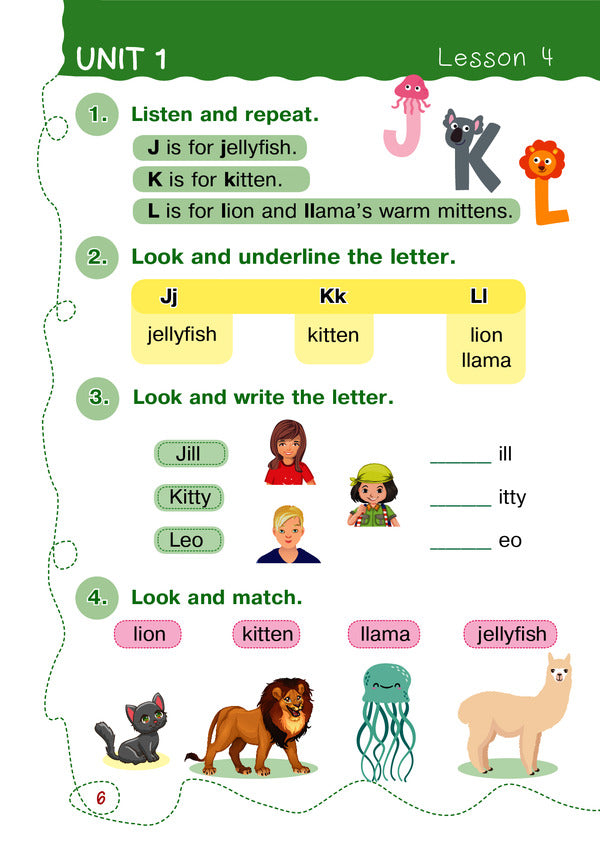 English Language. English. Primary Reading. Part 1 Alla Andrienko / Алла Андриенко 9789661066877-6