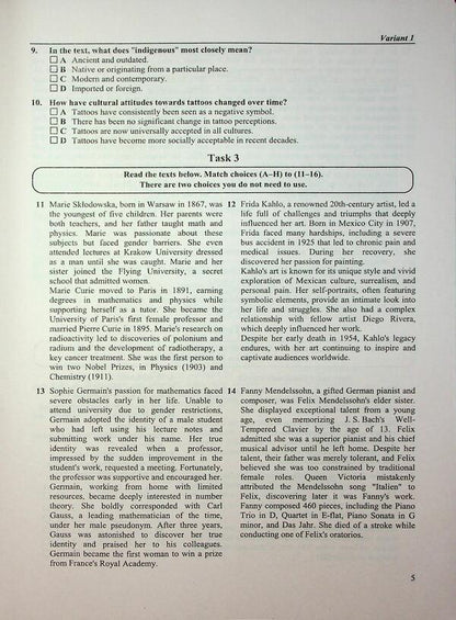 English Test Tasks In The NMT 2027 Format - Англйська мова Тестов завдання у формат НМТ 2027 Nadezhda Kamynskaya, Oksana Turchyn - Надя Камнська, Оксана Турчин 9786178678098-4