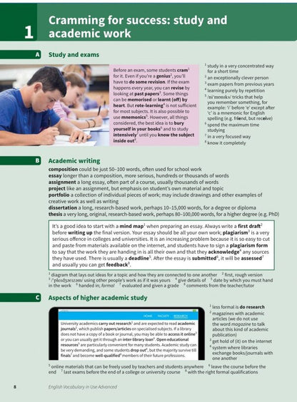 English Vocabulary In Use. Advanced Book With Answers. Vocabulary Reference And Practice Michael McCarthy, Felicity O'Dell / Майкл Маккарти, Фелисити О'Делл 9781316631171-3