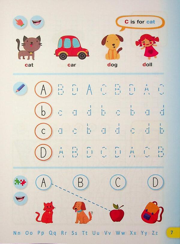 English color alphabet. Writing notebook for 1 class. Semi -printed letters / Англійська кольорова абетка. Зошит з письма для 1 класу. Напівдруковані літери Оксана Косован, Надежда Витушинская 9789660741645-6