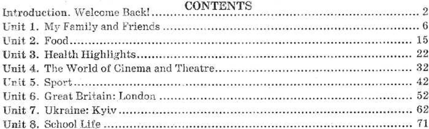 English language. Worker zoshit for 7th grade / Англійська мова. Робочий зошит для 7 класу Надежда Витушинская, Оксана Косован 9789660728875-3