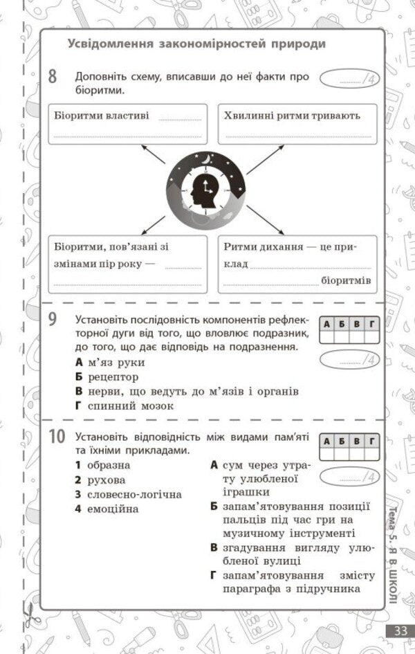 Environment. Grade 6. Current And Final Assessment By Groups Of Results + Diagnostic Work / Довкілля. 6 клас. Поточне та підсумкове оцінювання за групами результатів + діагностувальна робота K. Kot / К. Кіт 9786170998262-4