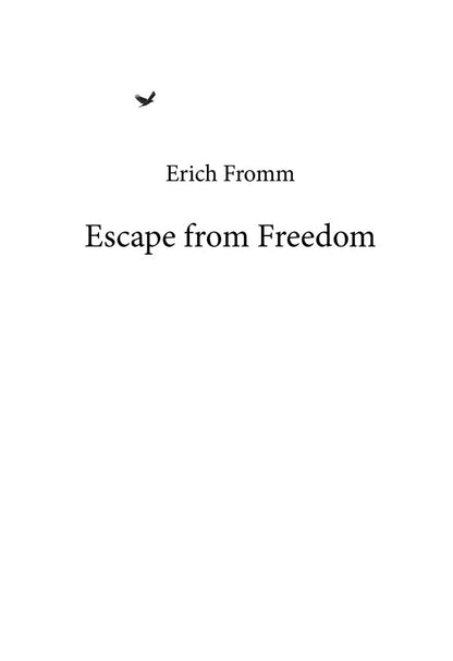 Escape From Freedom / Втеча від свободи Erich Fromm / Еріх Фромм 9786171511859-2