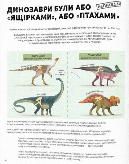 Everything You Know About Dinosaurs Is Wrong! - Усе, що ти знаш про динозаврв,  неправда! Nick Crampton - Нк Крамптон 9786178076047-6